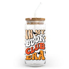 Load image into Gallery viewer, In My Book Club Era 20oz Libbey Glass Can, 34oz Hip Sip, 40oz Tumbler UVDTF or Sublimation Decal Transfer
