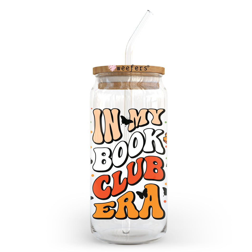 In My Book Club Era 20oz Libbey Glass Can, 34oz Hip Sip, 40oz Tumbler UVDTF or Sublimation Decal Transfer