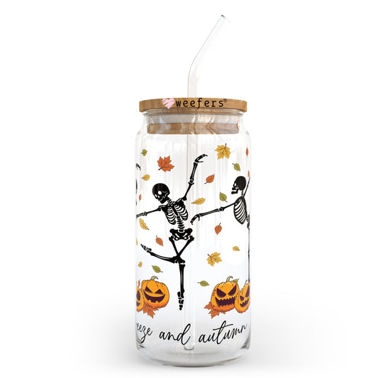 Fall Breeze and Autumn Breeze 20oz Libbey Glass Can, 34oz Hip Sip, 40oz Tumbler UV DTF or Sublimation Decal Transfer - Weefers