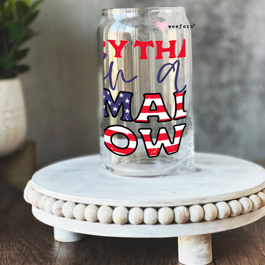 Try that in a Small Town 16oz Libbey Glass Can UV DTF or Sublimation Wrap - Decal Weefers