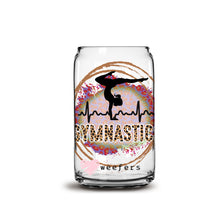 Load image into Gallery viewer, Gymnastics 16oz Libbey Glass Can UV-DTF or Sublimation Wrap - Decal
