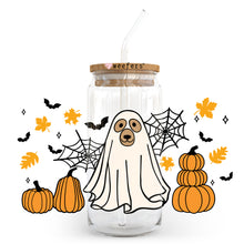 Load image into Gallery viewer, Ghost Dog Halloween 20oz Libbey Glass Can UV-DTF or Sublimation Wrap - Decal
