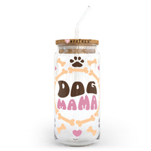 Load image into Gallery viewer, Dog Mama 20oz Libbey Glass Can UV-DTF or Sublimation Wrap - Decal
