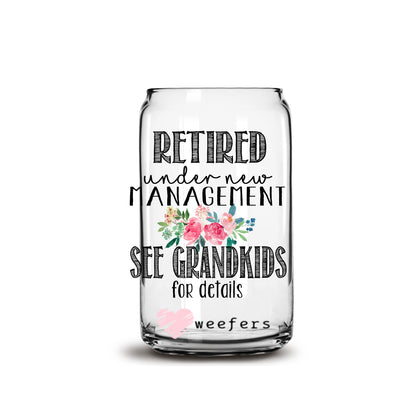 Retired Under new Management see Grandkids for details 16oz Libbey Glass Can UV DTF or Sublimation Wrap - Decal - Weefers