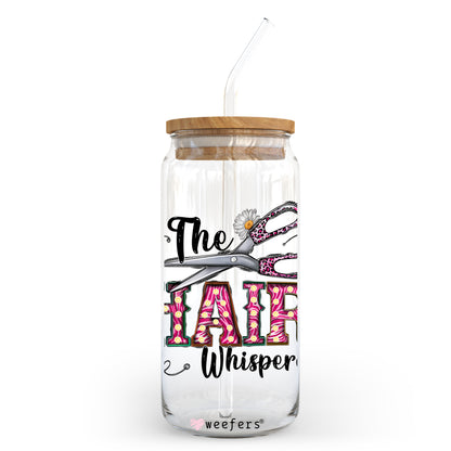 The Hair Whisperer 20oz Libbey Glass Can, 34oz Hip Sip, 40oz Tumbler UV DTF or Sublimation Decal Transfer - Weefers