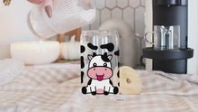 Load and play video in Gallery viewer, 16oz Libbey Glass Can - Happy Cows
