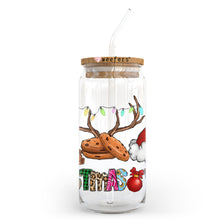 Load image into Gallery viewer, Christmas Vibes 20oz Libbey Glass Can, 34oz Hip Sip, 40oz Tumbler UVDTF or Sublimation Decal Transfer
