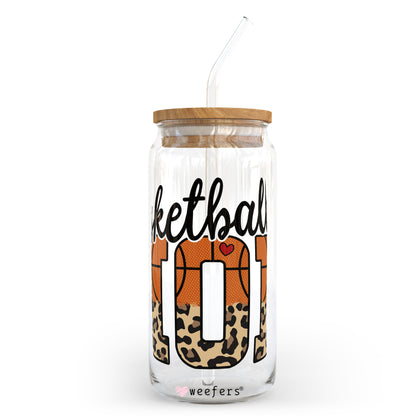 Basketball Mom 20oz Libbey Glass Can, 34oz Hip Sip, 40oz Tumbler UV DTF or Sublimation Decal Transfer - Weefers