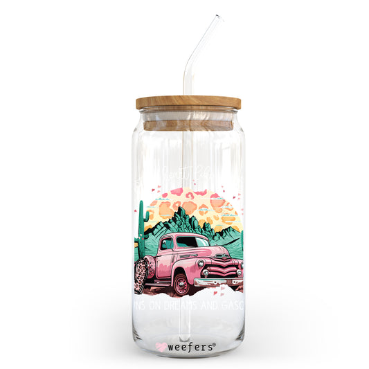 Got a Heart Like a Truck 20oz Libbey Glass Can, 34oz Hip Sip, 40oz Tumbler UV DTF or Sublimation Decal Transfer Weefers