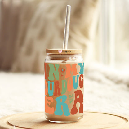 In My Sourdough Era 16oz Libbey Glass Can UV DTF or Sublimation Cup Wrap - Decal Transfer Weefers