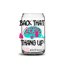 Load image into Gallery viewer, Back That Thang Up Camper 16oz Libbey Glass Can UV-DTF or Sublimation Wrap - Decal
