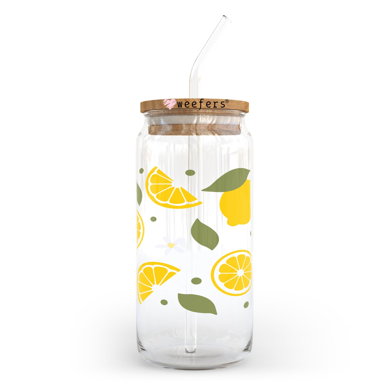 Lemons Lemons Lemons 20oz Libbey Glass Can, 34oz Hip Sip, 40oz Tumbler UV DTF or Sublimation Decal Transfer - Weefers