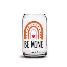 Load image into Gallery viewer, a glass jar with the words be mine on it
