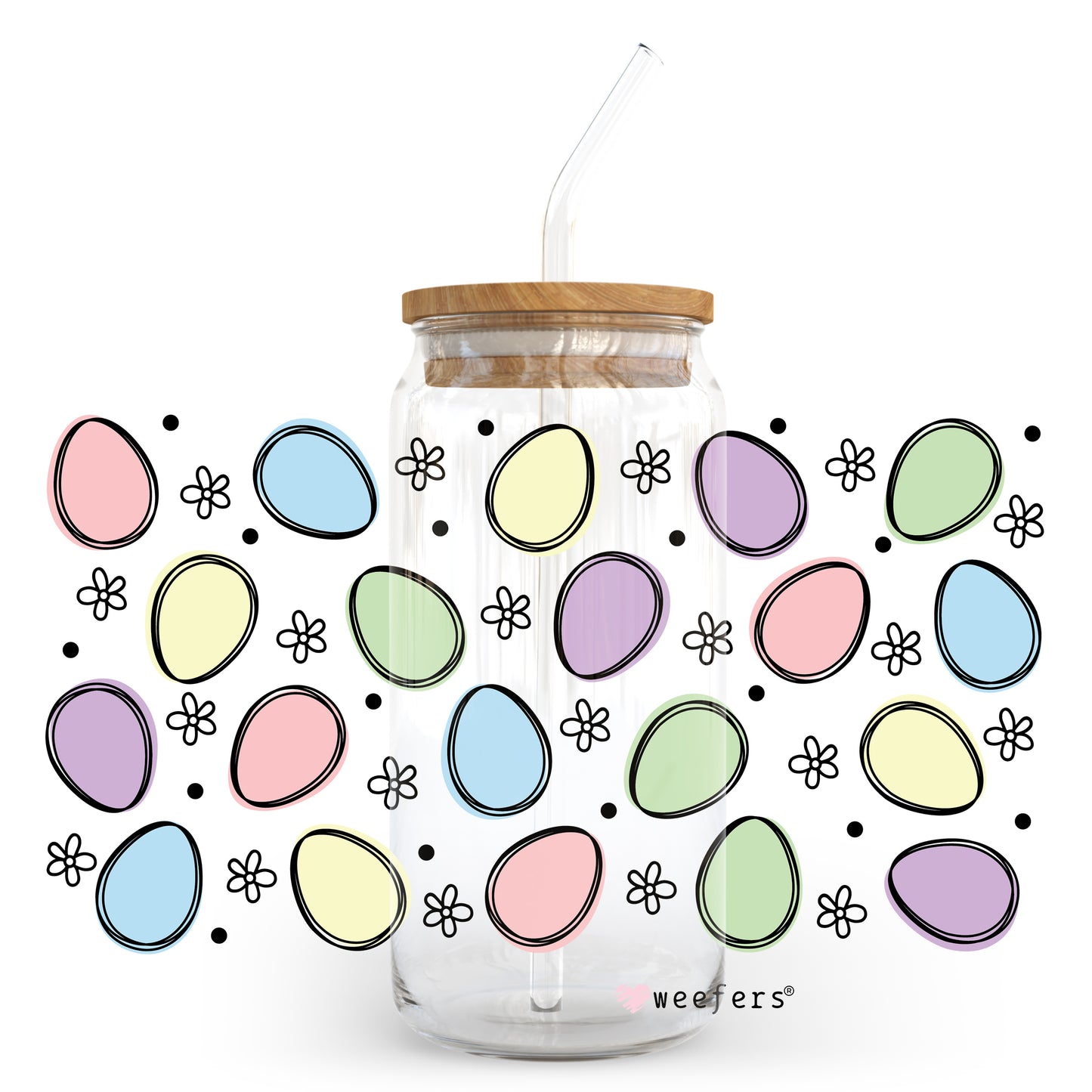 Easter Egg Hunt 20oz Libbey Glass Can, 34oz Hip Sip, 40oz Tumbler UV DTF or Sublimation Decal Transfer - Weefers