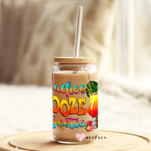Load image into Gallery viewer, Beaches Booze and Bestie 16oz Libbey Glass Can UV-DTF or Sublimation Wrap - Decal
