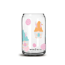 Load image into Gallery viewer, Easter Egg Gnomes Libbey Glass Can Wrap UV-DTF Sublimation Transfers
