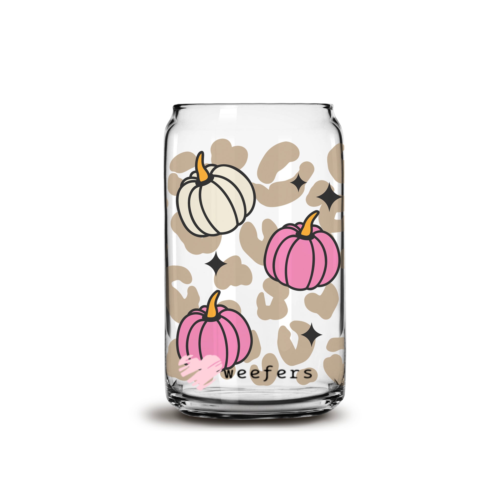 Pumpkin dreams 16oz Libbey Glass Can UV DTF or Sublimation Wrap - Decal - Weefers