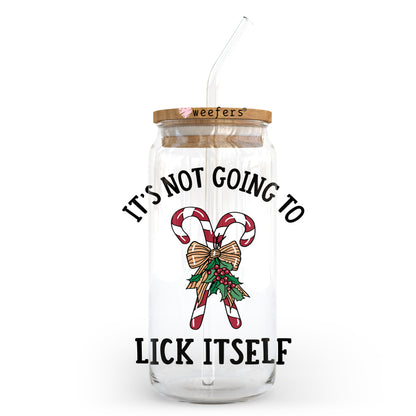 It's Not Going to Lick Itself Christmas 20oz Libbey Glass Can, 34oz Hip Sip, 40oz Tumbler UV DTF or Sublimation Decal Transfer - Weefers