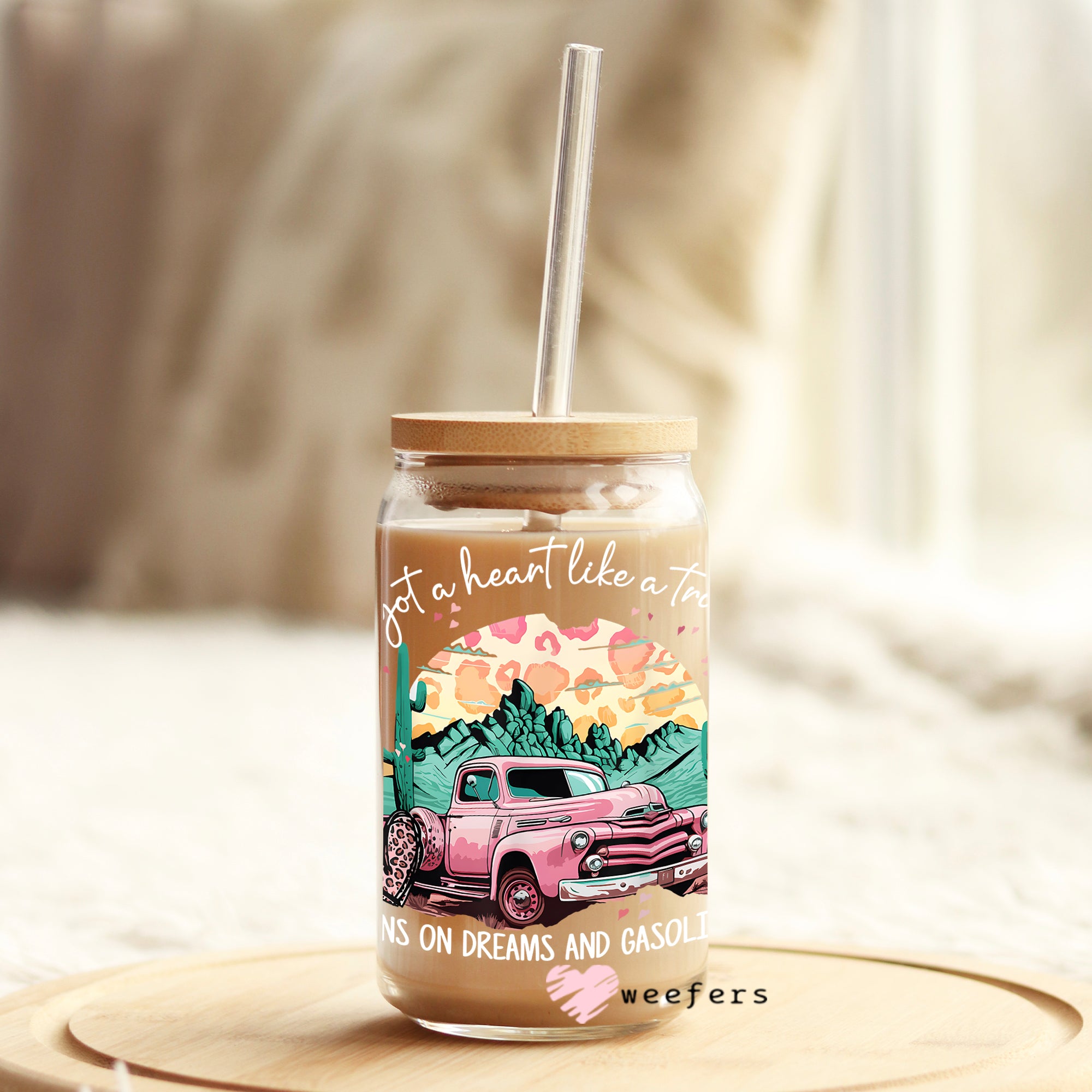 But First Coffee Libbey Glass Can Vinyl Wrap 16 oz