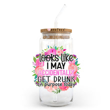 Load image into Gallery viewer, a glass jar with a straw in it with a message on it
