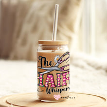 Load image into Gallery viewer, The Hair Whisperer 16oz Libbey Glass Can UV-DTF or Sublimation Wrap - Decal
