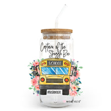 Load image into Gallery viewer, Captain of the Struggle Bus Bus Driver Life 20oz Libbey Glass Can UV-DTF or Sublimation Wrap - Decal
