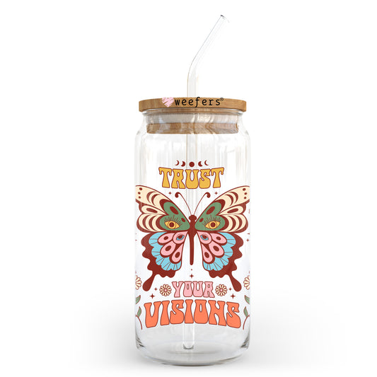 Trust Your Visions 20oz Libbey Glass Can UV DTF or Sublimation Wrap - Decal Transfer Weefers