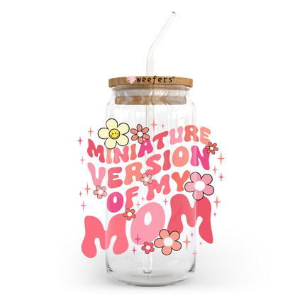 Miniature Version of Mom 20oz Libbey Glass Can UV DTF or Sublimation Wrap - Decal Transfer - Weefers