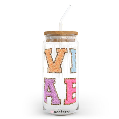 Faux Chenille River Babe  20oz Libbey Glass Can, 34oz Hip Sip, 40oz Tumbler UV DTF or Sublimation Decal Transfer - Weefers