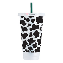 Load image into Gallery viewer, Cow Print Cold Cup Wrap - NO HOLE - Ready to apply Wrap
