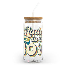 Load image into Gallery viewer, Made in the 80&#39;s 20oz Libbey Glass Can UV-DTF or Sublimation Wrap - Decal
