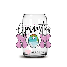 Load image into Gallery viewer, Gymnastics Mom 16oz Libbey Glass Can UV-DTF or Sublimation Wrap - Decal
