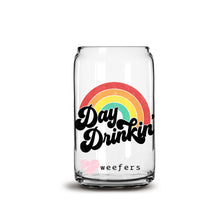 Load image into Gallery viewer, Day Drinkin&#39; Libbey Glass Can Wrap UV-DTF Sublimation Transfers
