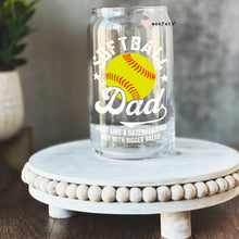 Load image into Gallery viewer, a glass jar with a baseball on it
