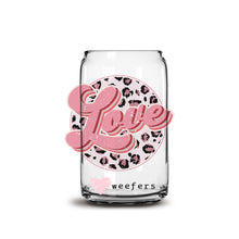 Load image into Gallery viewer, a glass jar with the word love on it
