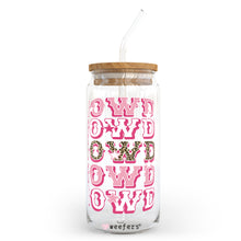 Load image into Gallery viewer, Howdy Howdy Howdy 20oz Libbey Glass Can UV-DTF or Sublimation Wrap - Decal
