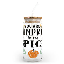 Load image into Gallery viewer, You are the Pumpkin to my Spice 20oz Libbey Glass Can, 34oz Hip Sip, 40oz Tumbler UVDTF or Sublimation Decal Transfer
