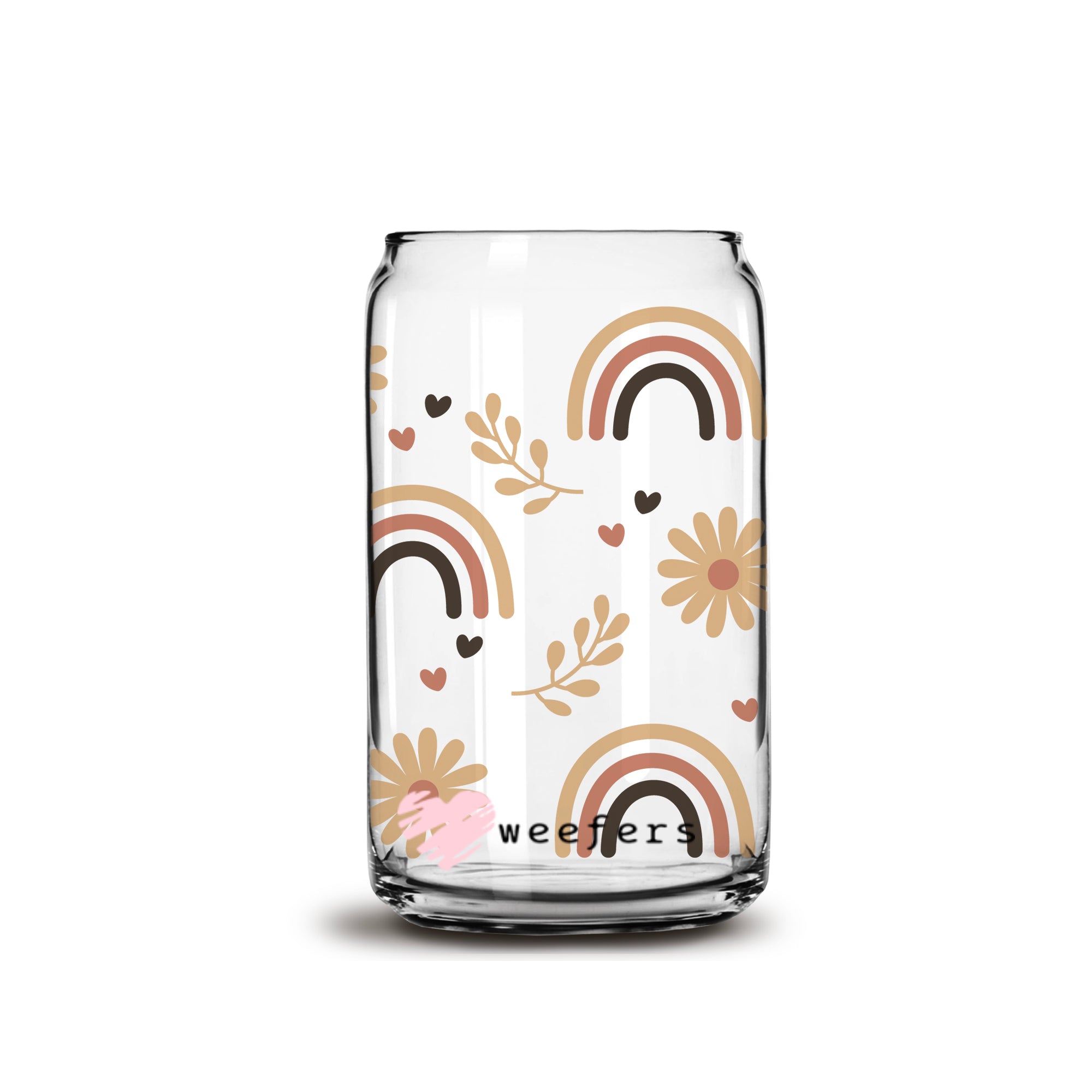 Boho Full Wrap, Glass Beer Can wrap