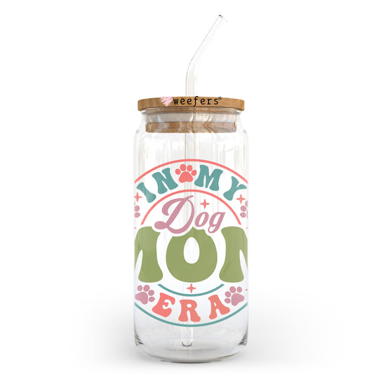 In my Mom Era 20oz Libbey Glass Can UV DTF or Sublimation Wrap - Decal - Weefers