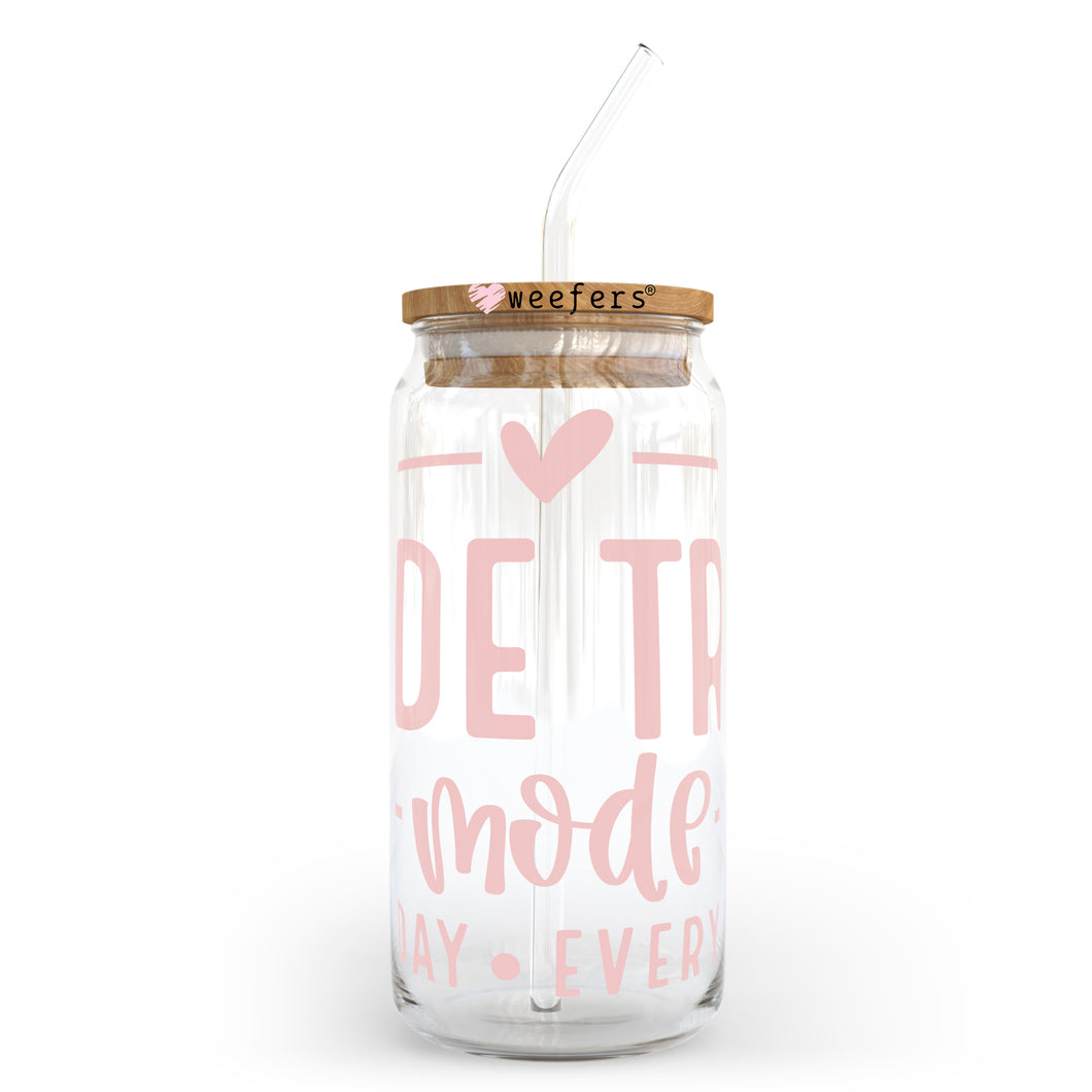 Bride Tribe Mode Blush 20oz Libbey Glass Can UV-DTF or Sublimation Wrap - Decal