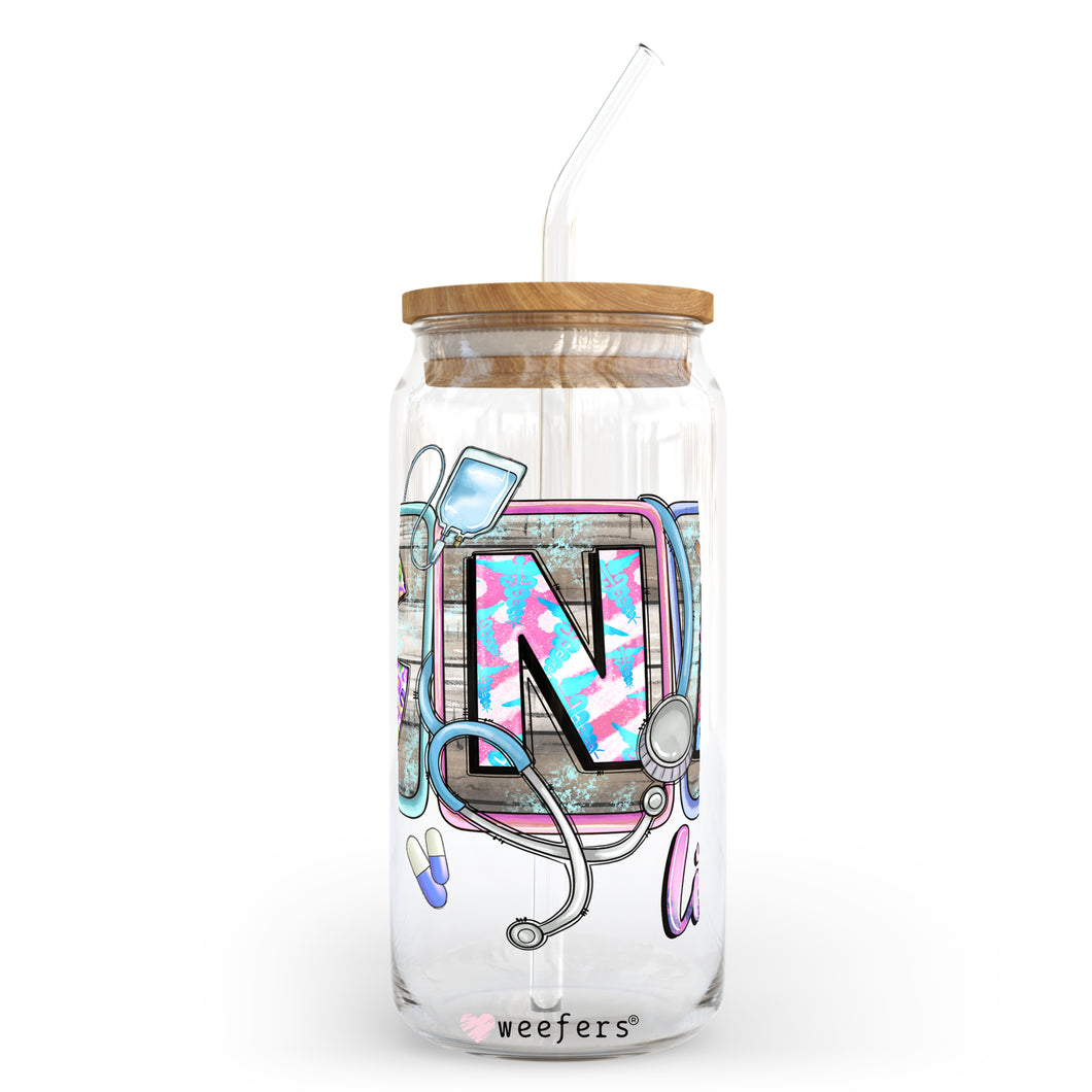 CNA Life 20oz Libbey Glass Can UV-DTF or Sublimation Wrap - Decal