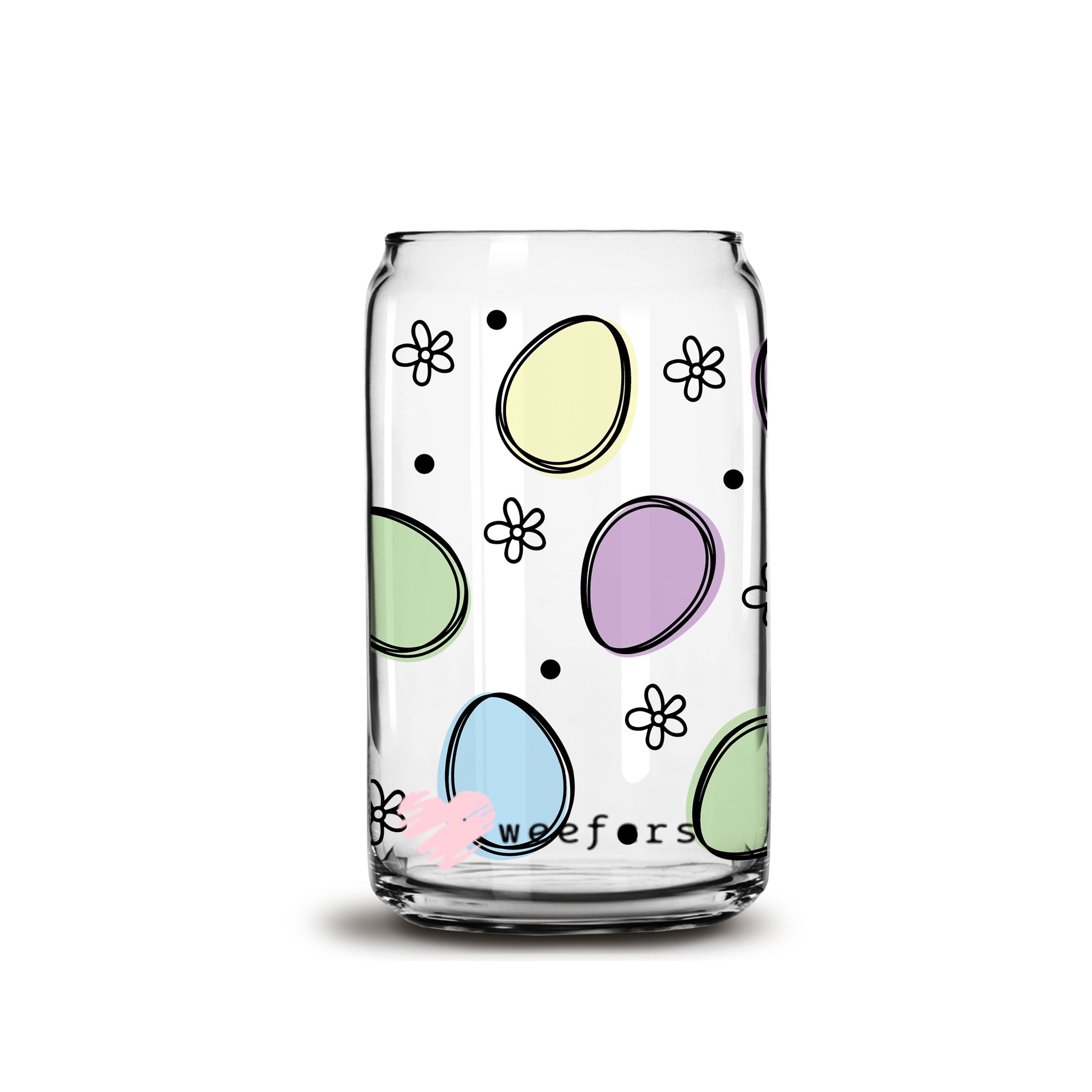 Easter Egg Hunt Libbey Glass Can Wrap UV DTF Sublimation Transfers - Weefers