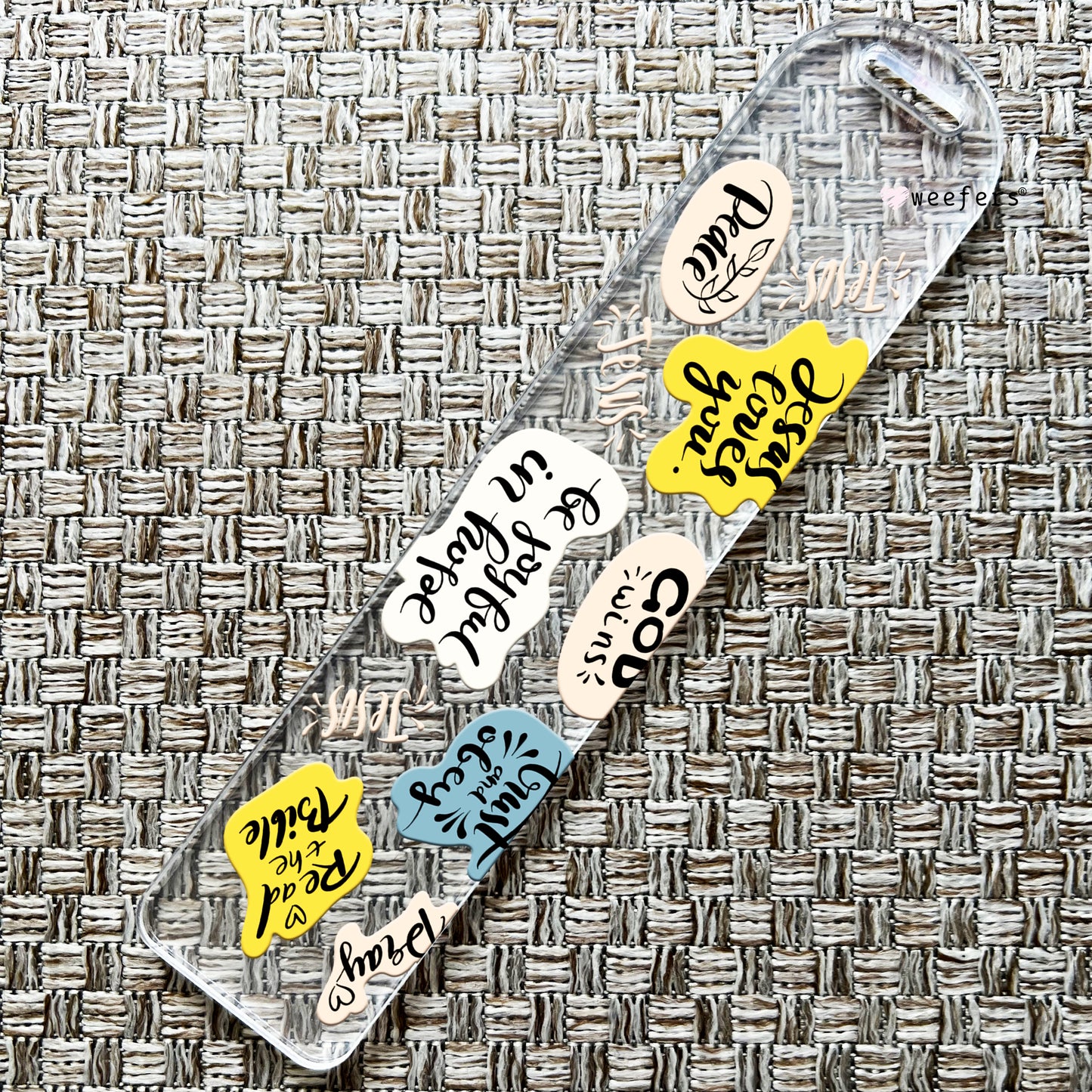 Christian Faith Bookmark UV DTF Decal - Weefers