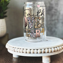 Load image into Gallery viewer, a mason jar with the word faith on it
