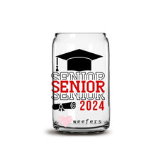 Load image into Gallery viewer, a glass jar with a graduation cap on it
