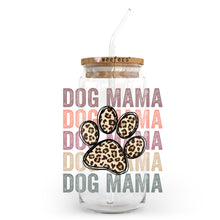 Load image into Gallery viewer, a glass jar with a dog paw on it
