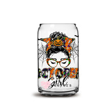 Load image into Gallery viewer, October Girl 16oz Libbey Glass Can UV-DTF or Sublimation Wrap - Decal
