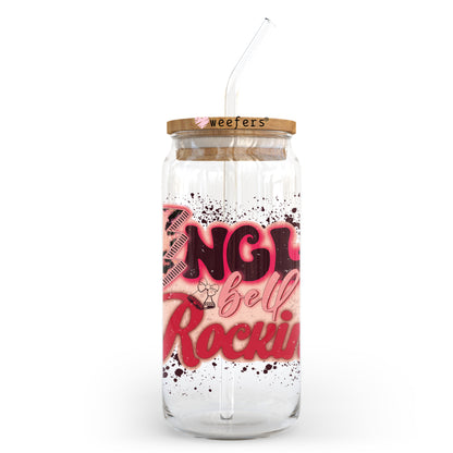 Jingle Bell Rockin' 20oz Libbey Glass Can, 34oz Hip Sip, 40oz Tumbler UV DTF or Sublimation Decal Transfer - Weefers