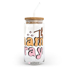 Load image into Gallery viewer, This Mama Prays 20oz Libbey Glass Can, 34oz Hip Sip, 40oz Tumbler UVDTF or Sublimation Decal Transfer
