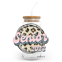 Load image into Gallery viewer, Retro Senior 2023 20oz Libbey Glass Can UV-DTF or Sublimation Wrap - Decal
